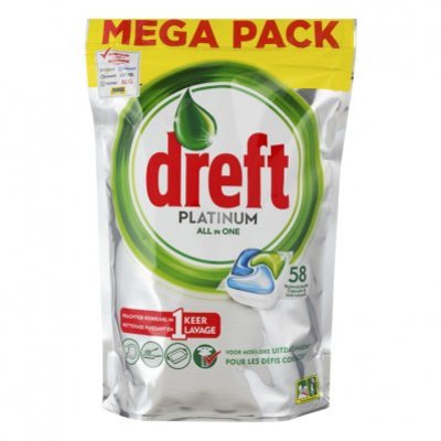Dreft Platinum vaatwastabletten regular